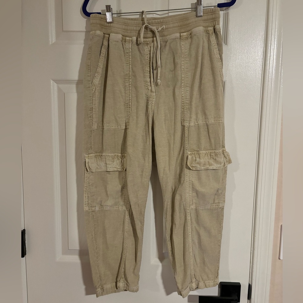 Daily Practice by Anthropologie The Evergreen Pants cargo style joggers size Med - Picture 4 of 6